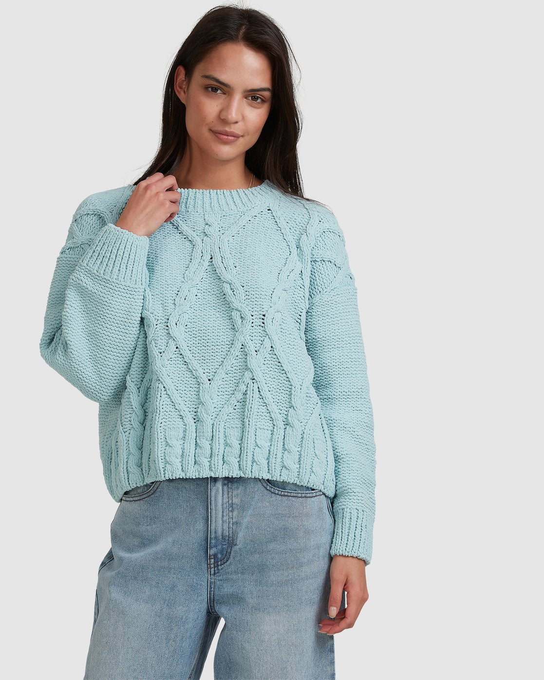 Billabong Only Mine Sweater Pastel blue