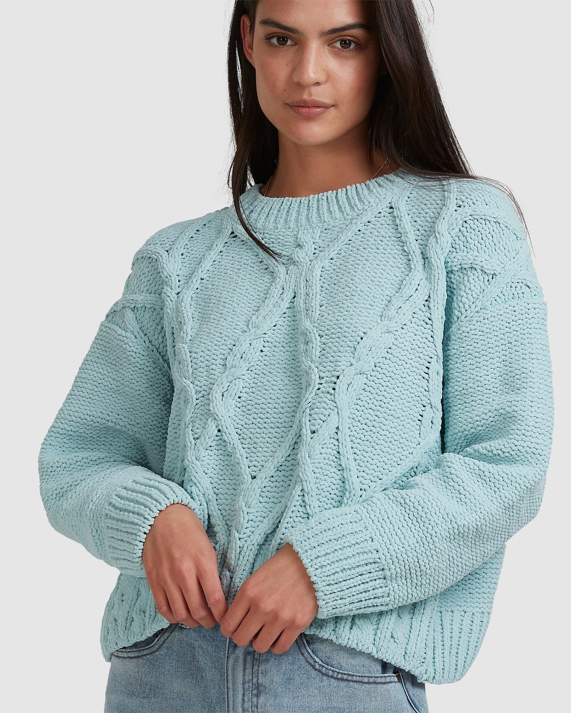 Billabong Only Mine Sweater Pastel blue
