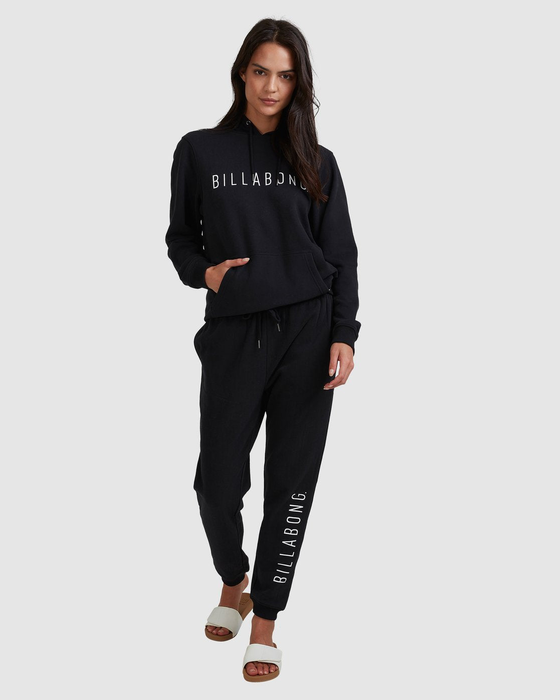 Billabong Rebellion Pop Hoodie Off black