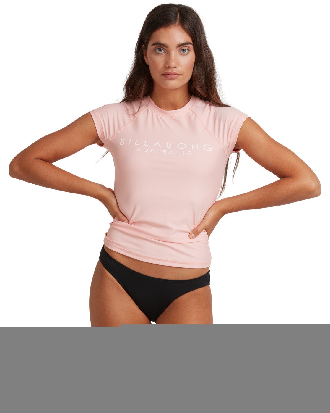 Billabong Serenity Short Sleeve Rash Vest Coral pink