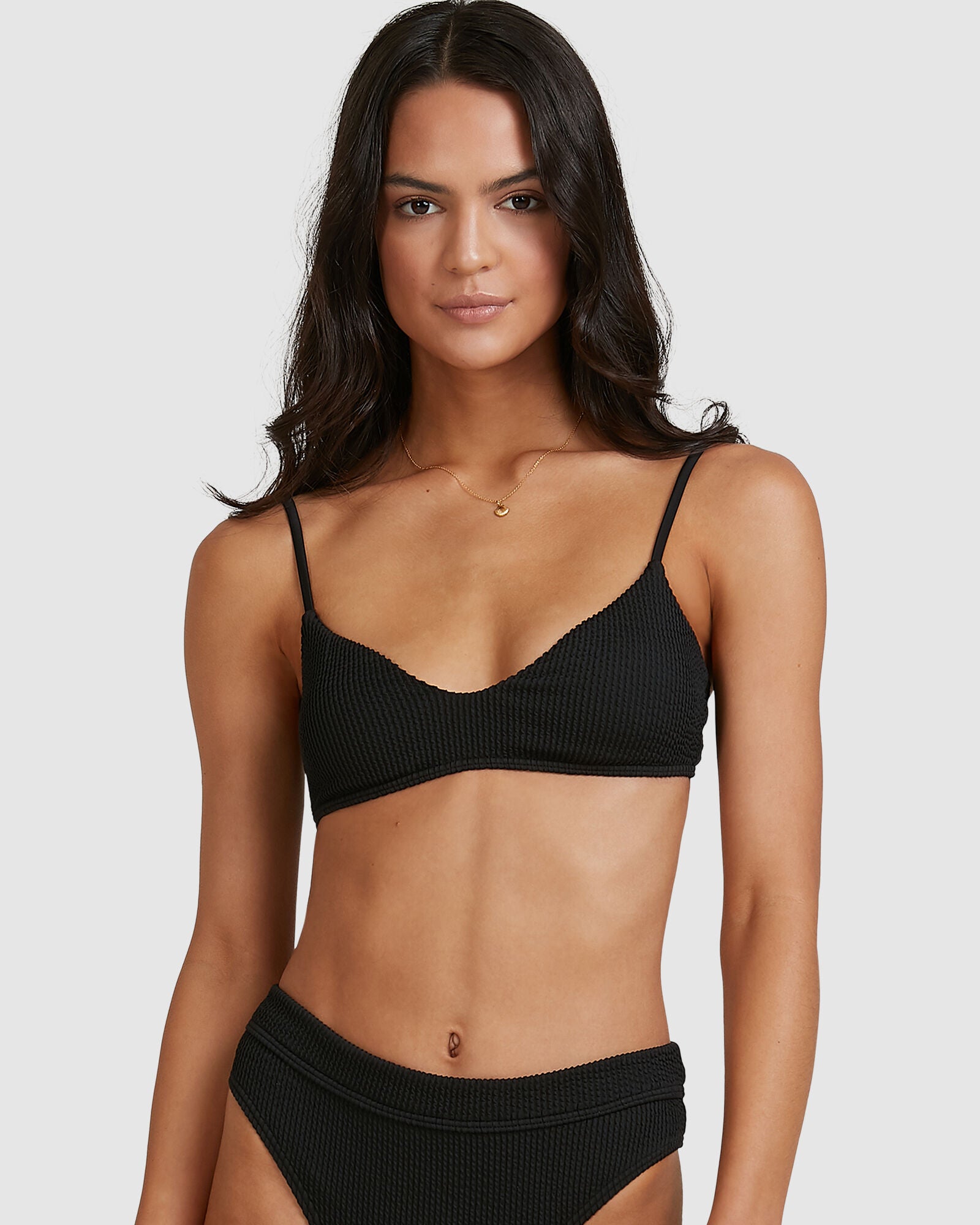 Womens Summer High Bralette Bikini Top