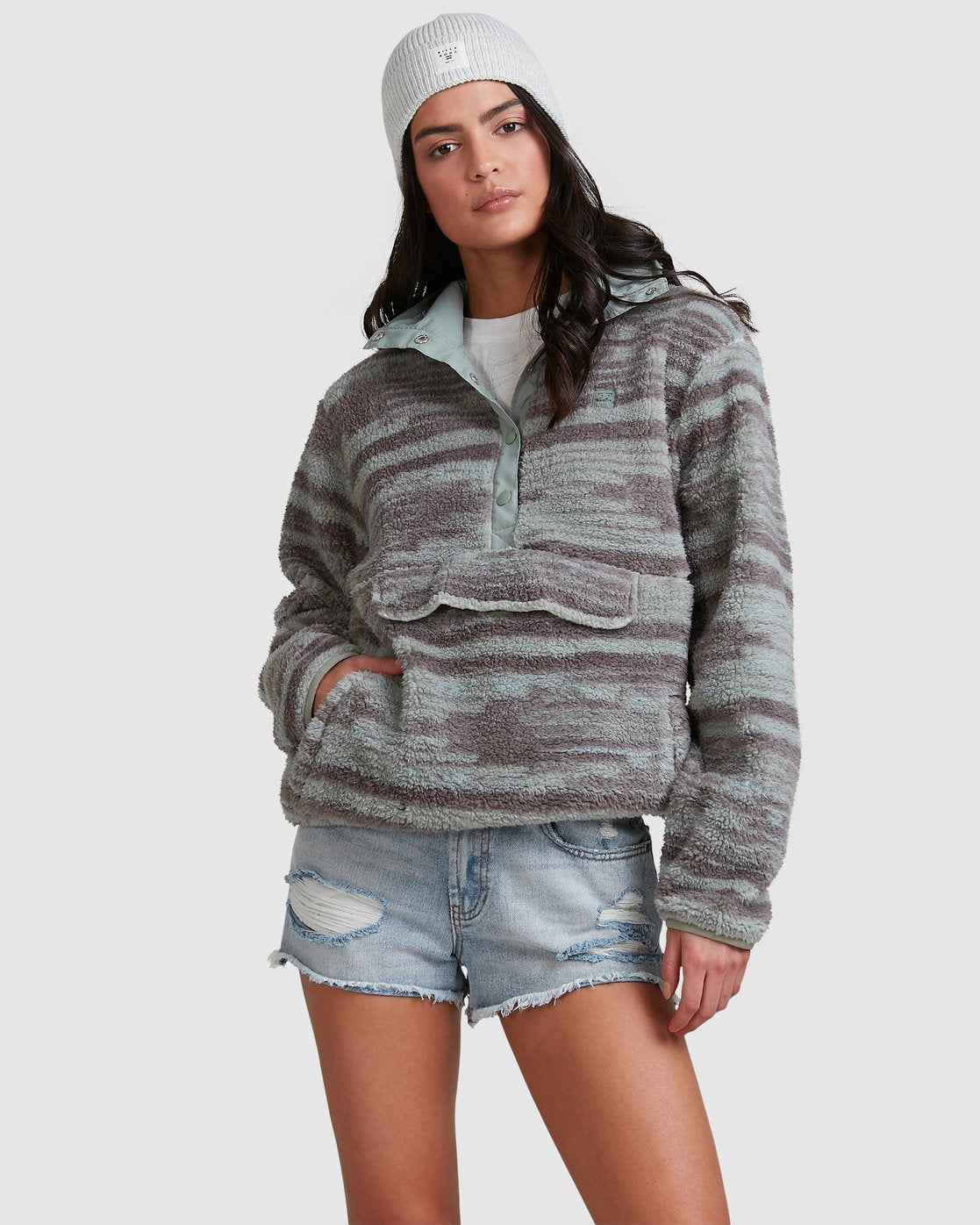 Billabong Switchback Pullover Eucalyptus