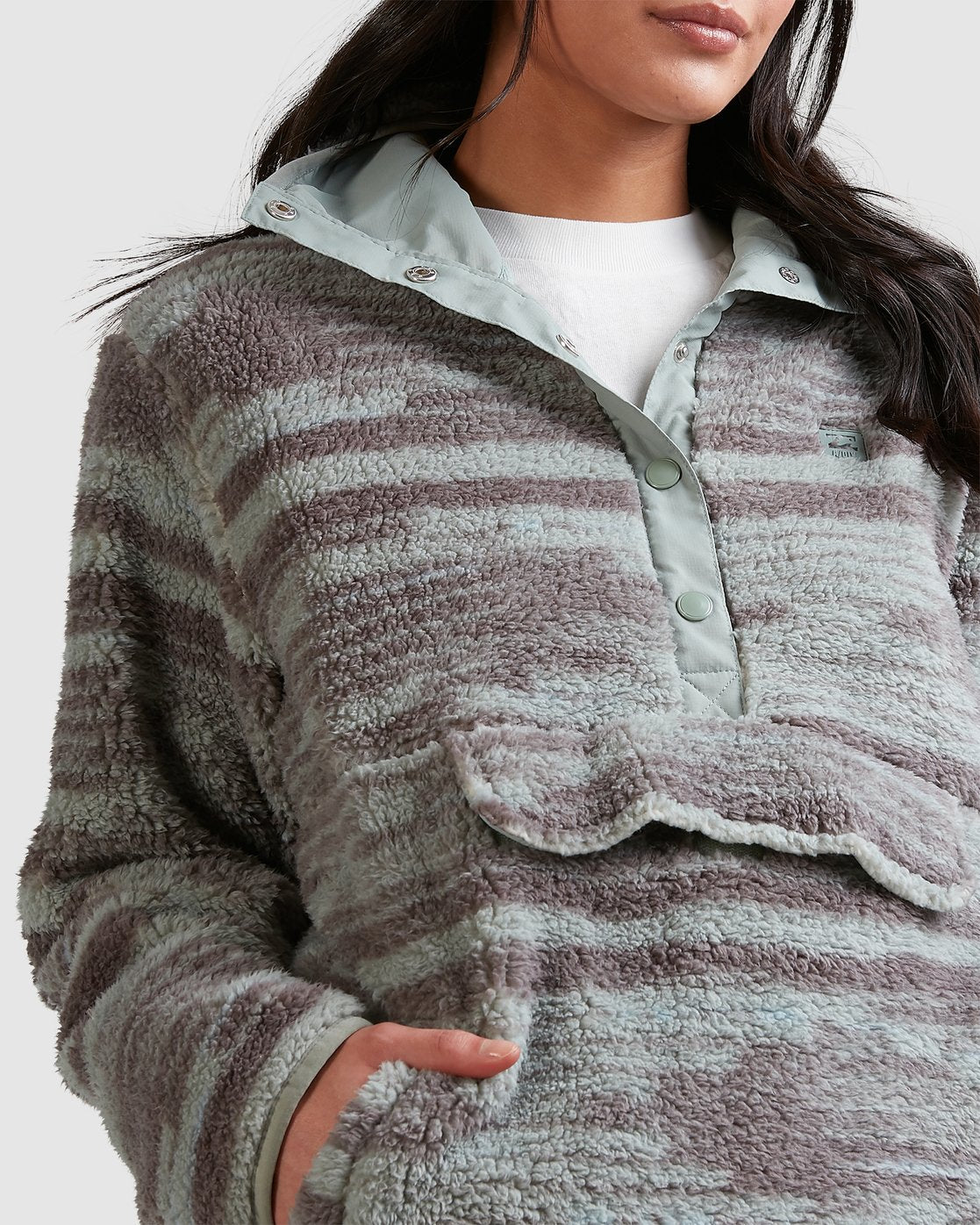 Billabong Switchback Pullover Eucalyptus