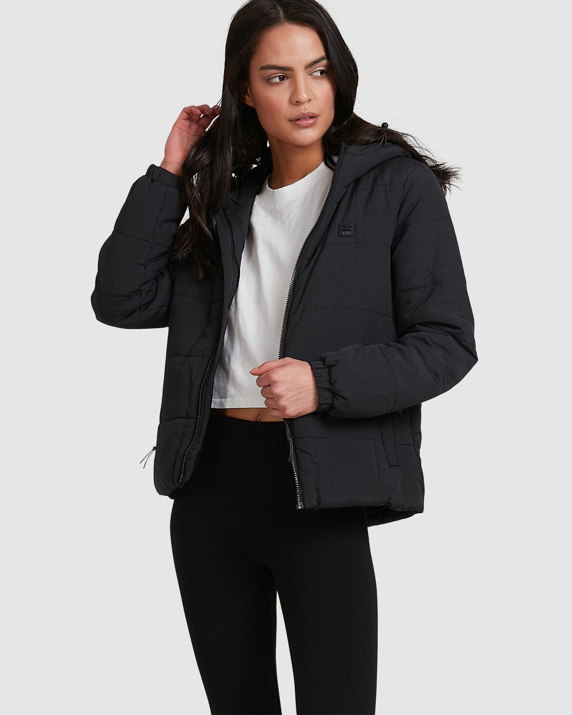 Billabong Transport Puffer Jacket Black