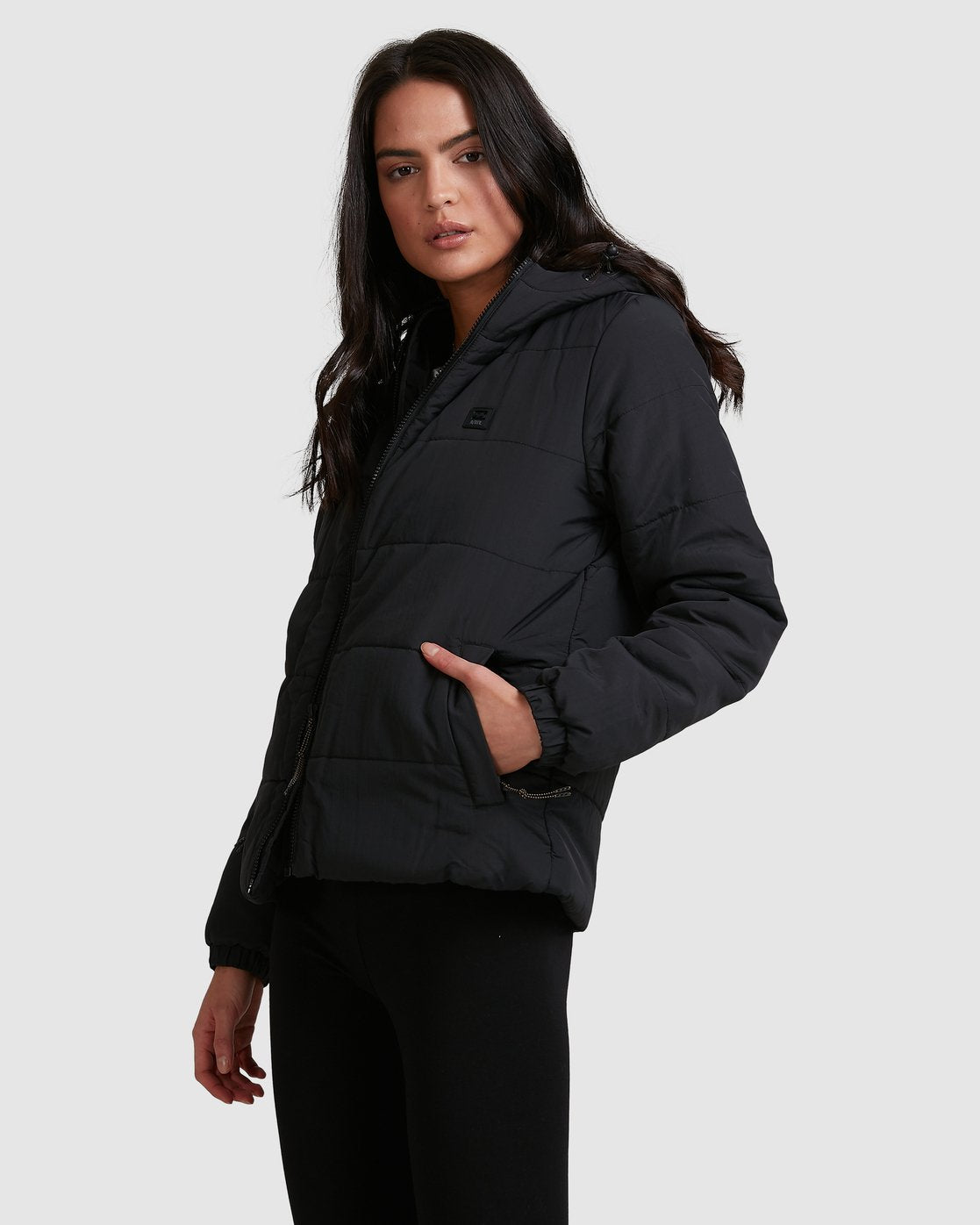 Billabong Transport Puffer Jacket Black