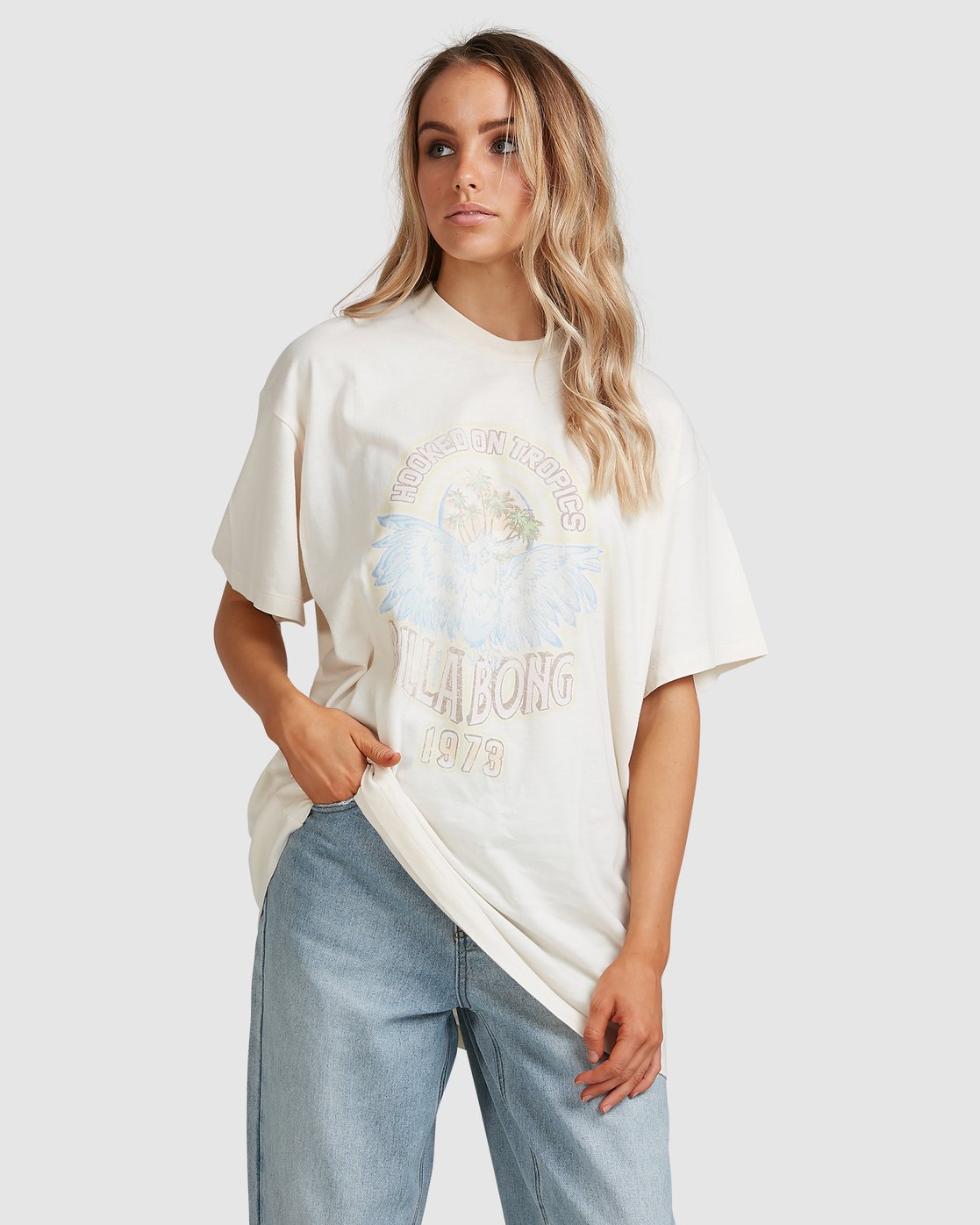 Billabong Tropics Short Sleeve Tee Salt crystal