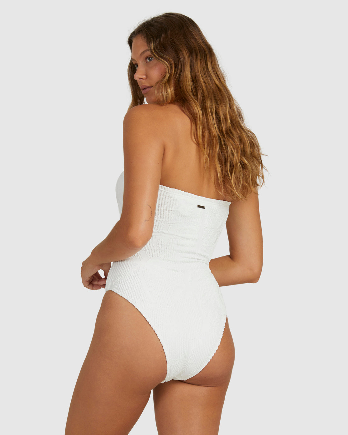 Billabong Verano Bandeau One Piece WHITE