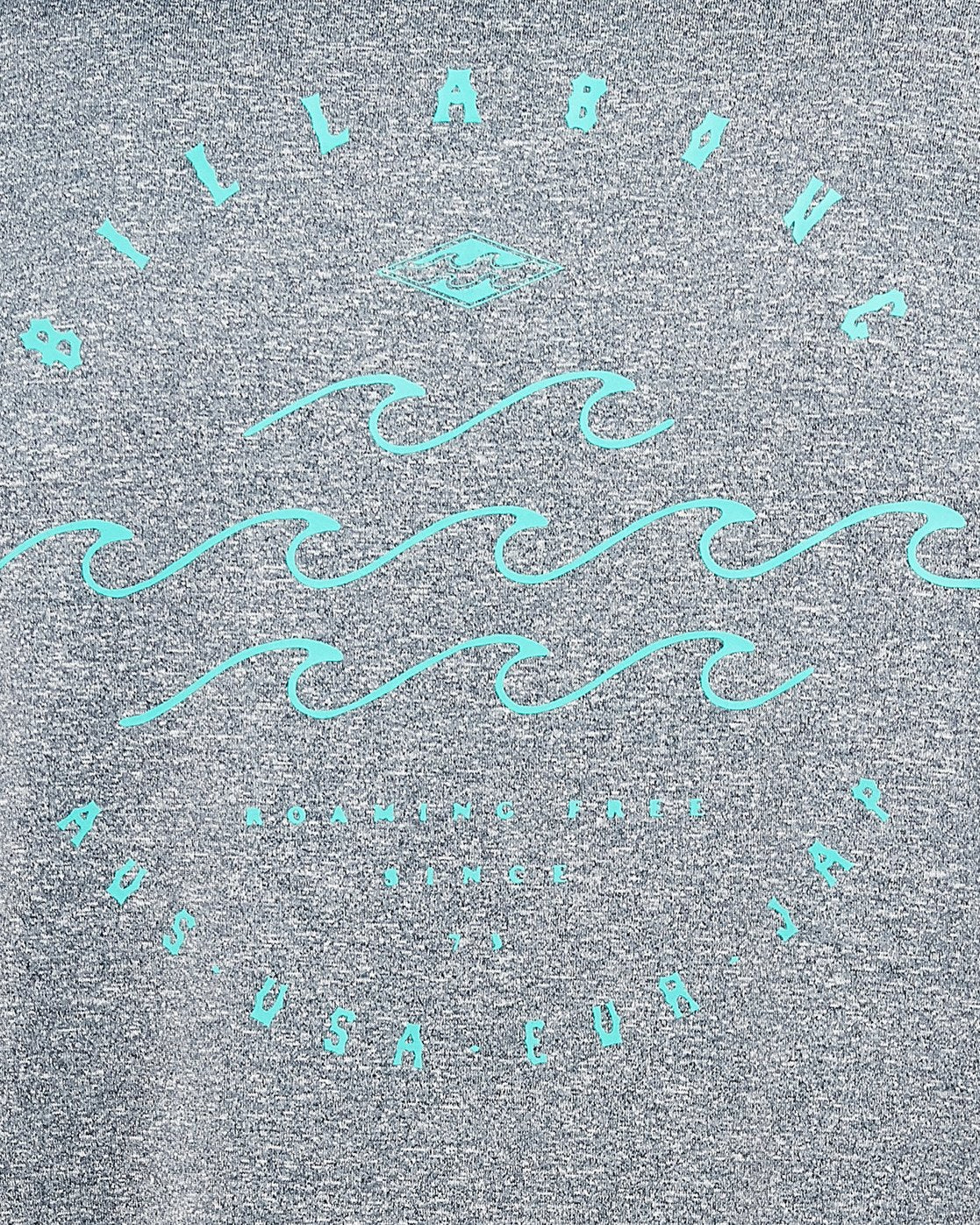 Billabong Wavey Davey Loose Fit Long Sleeve Rash Vest Navy heather