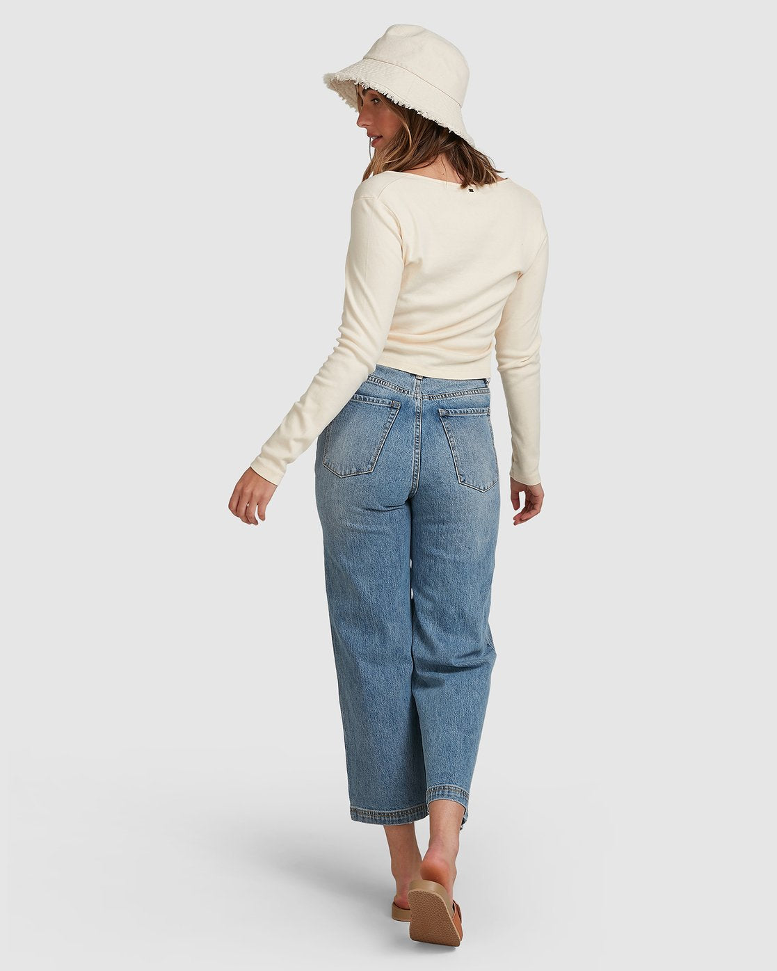 Billabong Winnie Wide Leg Jeans Blue