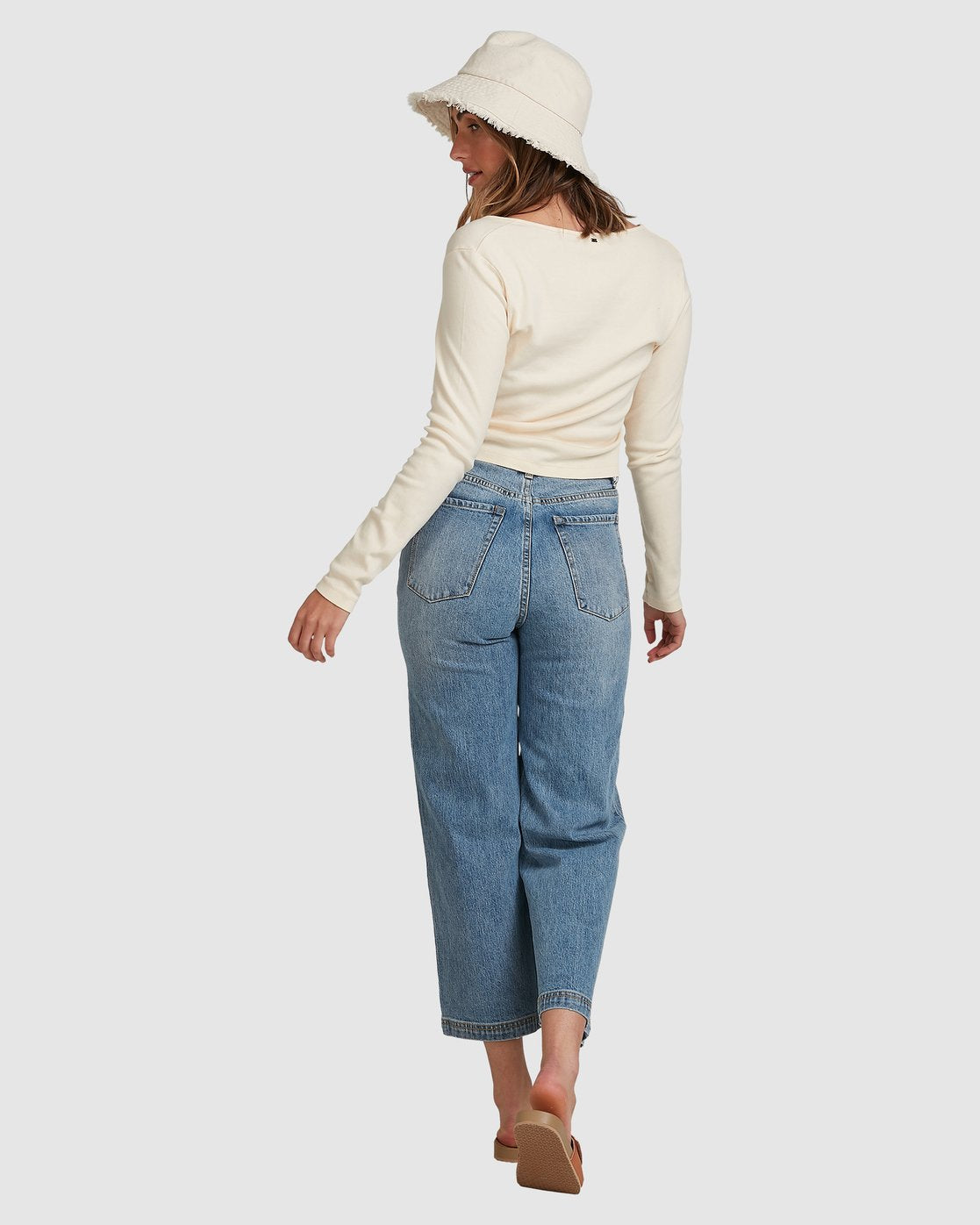 Billabong Winnie Wide Leg Jeans Blue