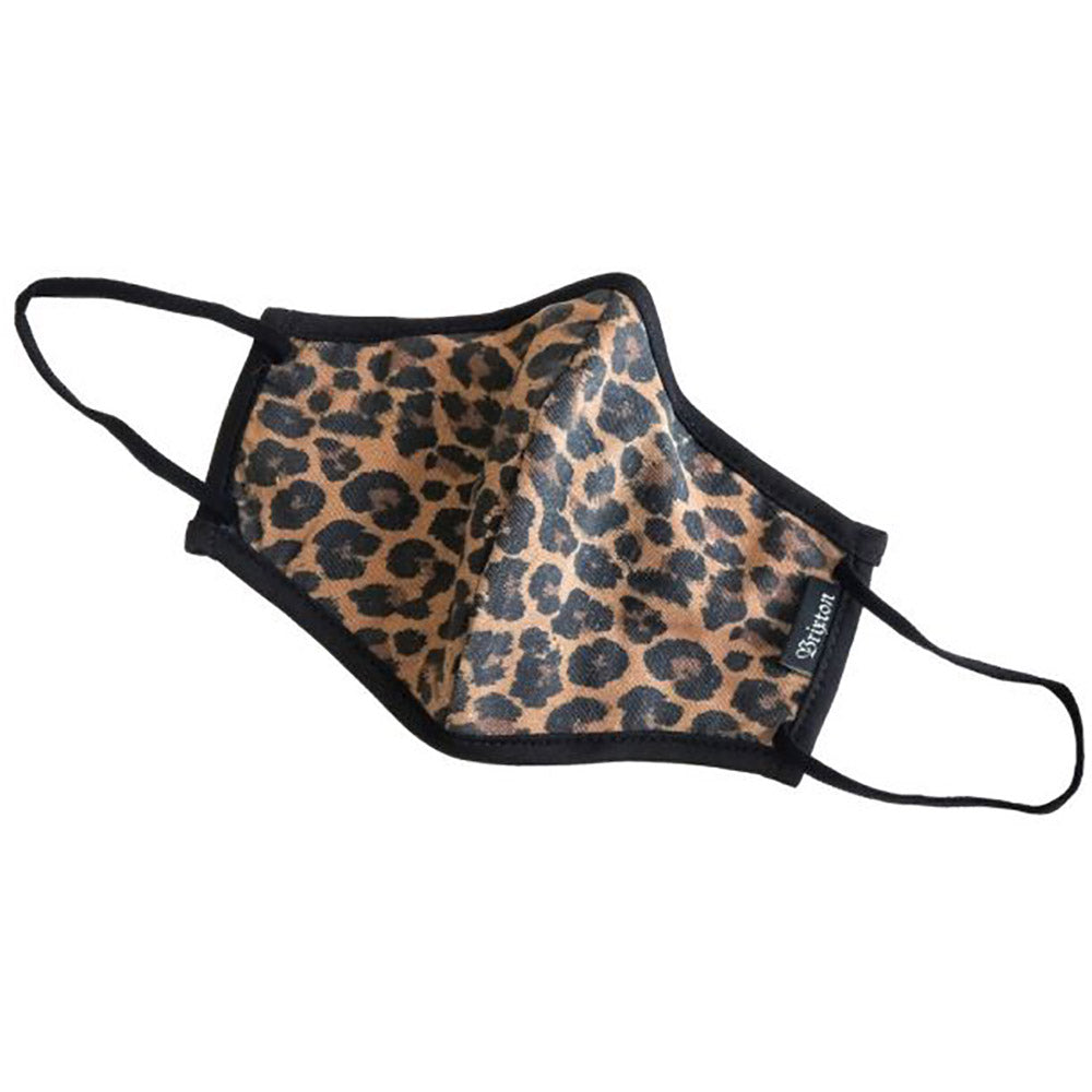 Brixton Antimicrobial 4 Way Stretch Face Mask Leopard