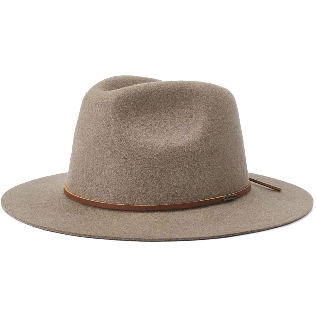 Brixton Wesley Fedora Heather Natural