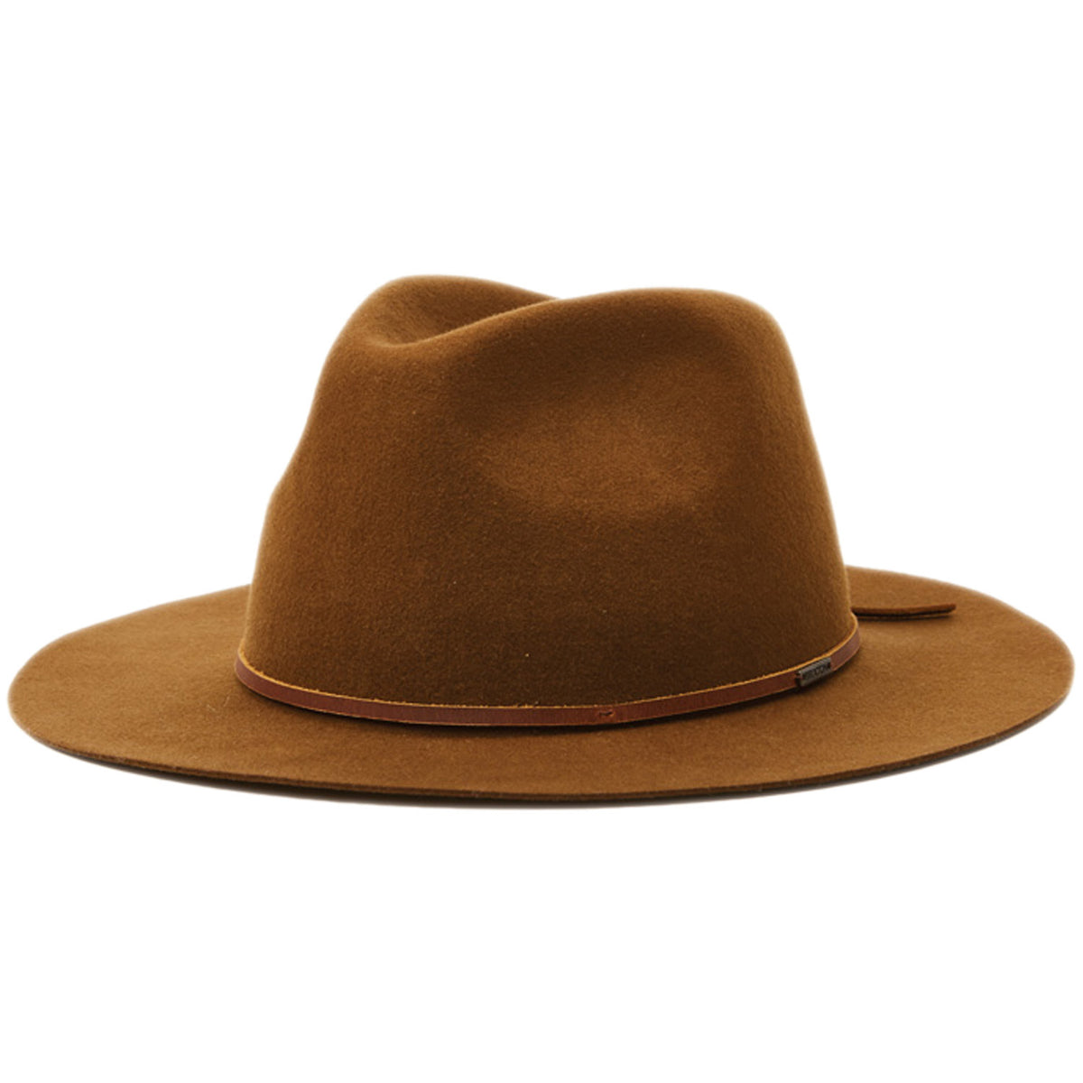 Brixton Wesley Packable Fedora Coffee