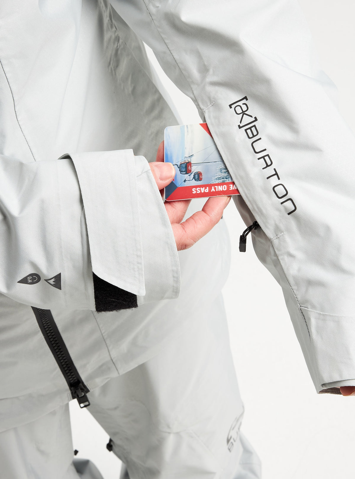 Burton [ak] GORE-TEX 2L Upshift Jacket 2022 Solution dyed light gray