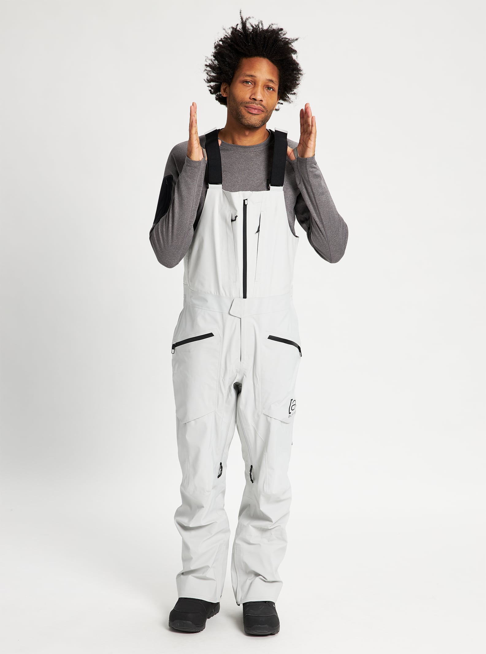 Burton [ak] GORE-TEX 3L Freebird Stretch Bib Pant 2022 Lunar gray