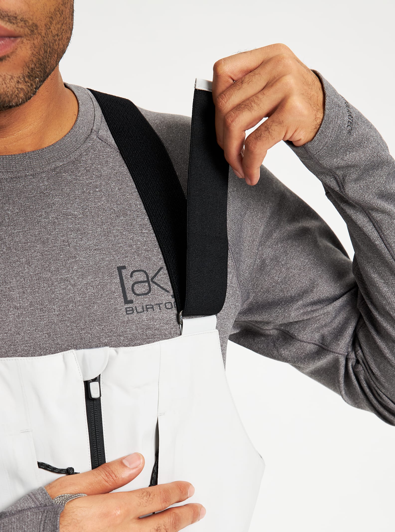 Burton [ak] GORE-TEX 3L Freebird Stretch Bib Pant 2022 Lunar gray