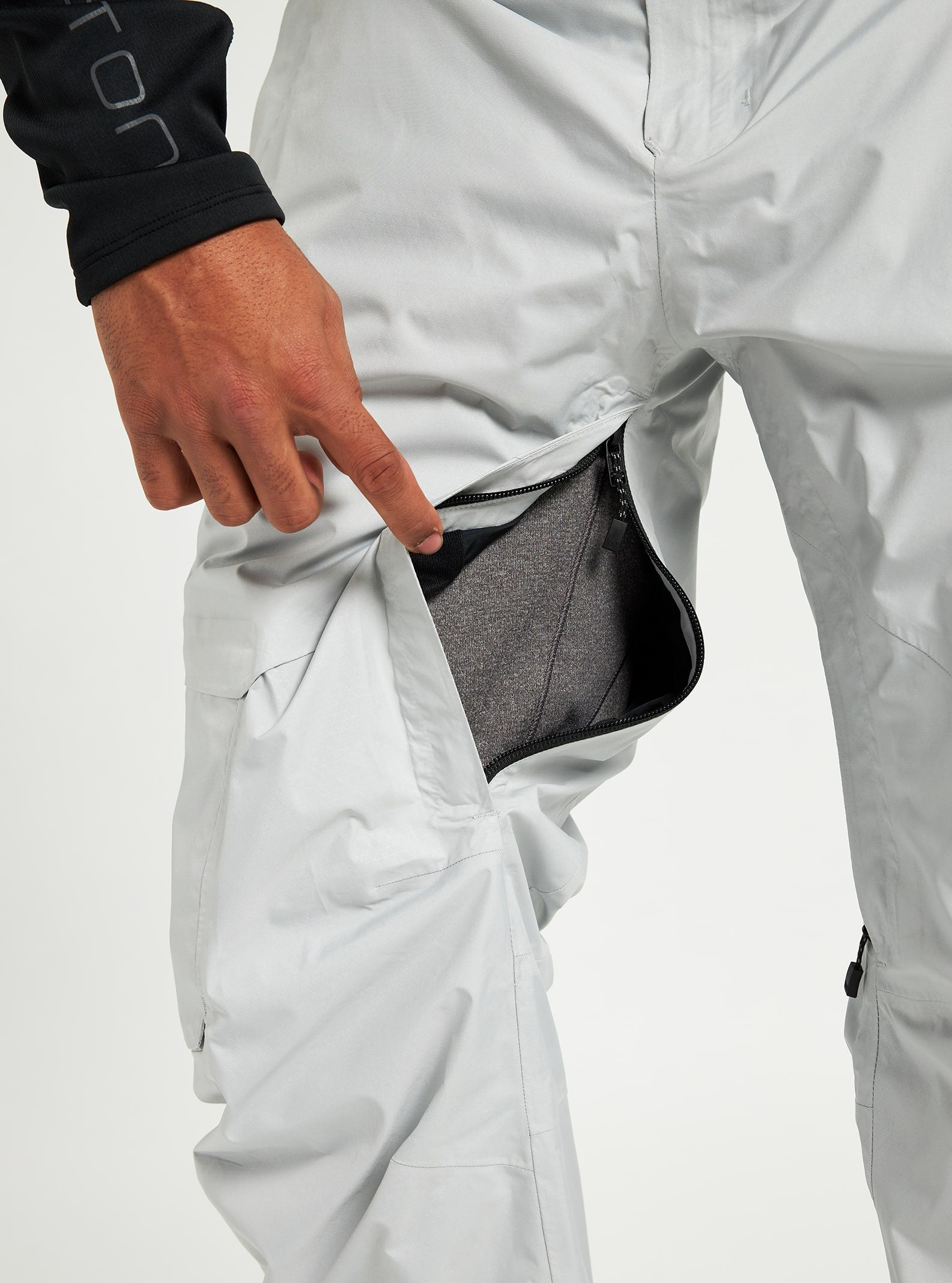 Burton [ak] GORE-TEX Swash Pant 2022 Solution dyed light gray