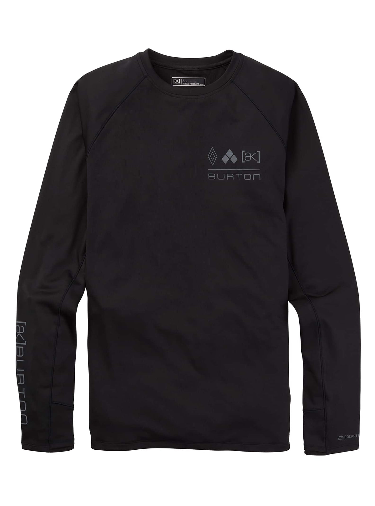 Burton [ak] Helium Power Grid™ Base Layer Crewneck Top 2022 True black