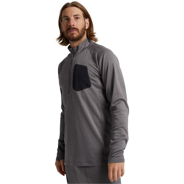 Burton AK Baker Power Wool Quarter Zip Base Layer 2021 Buy
