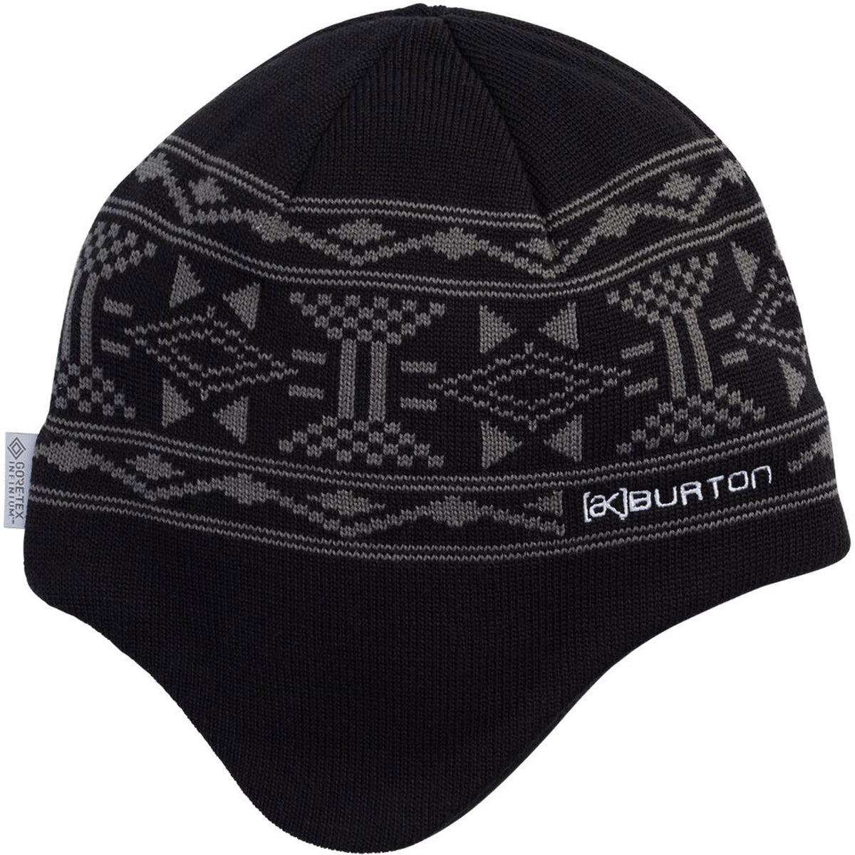  Burton AK Smithwind Earflap Beanie 2021 True Black