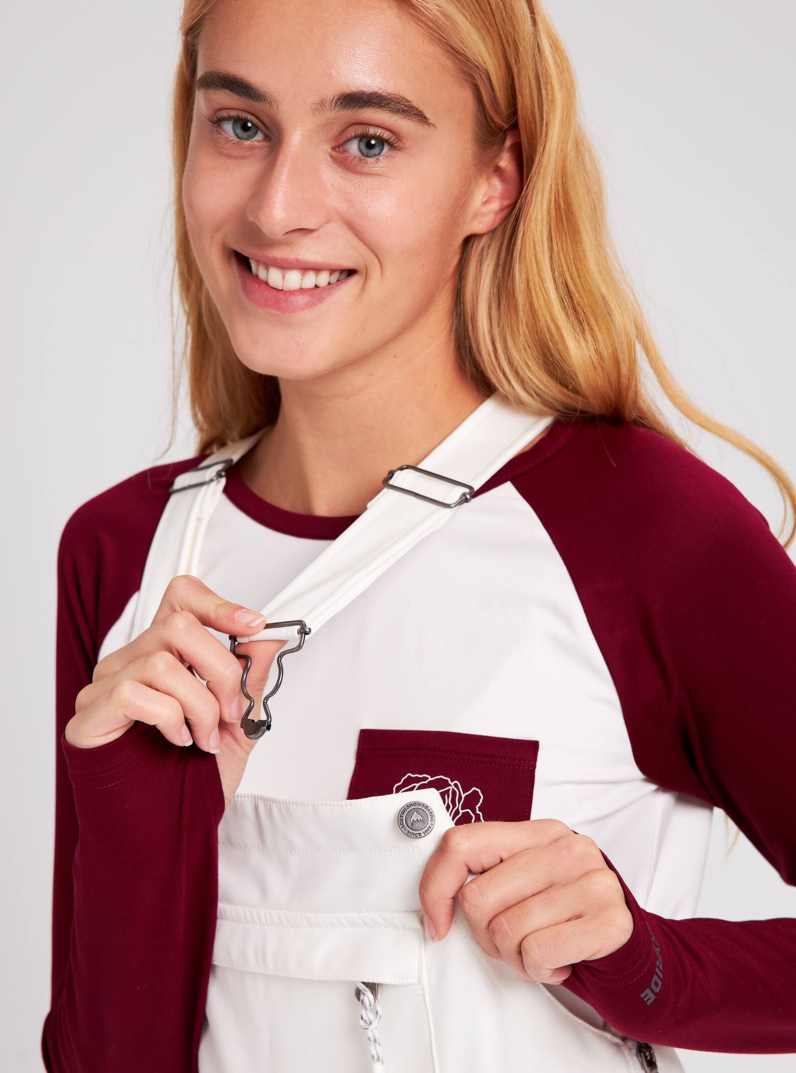 Burton Avalon Bib - Softshell 2022 Stout white