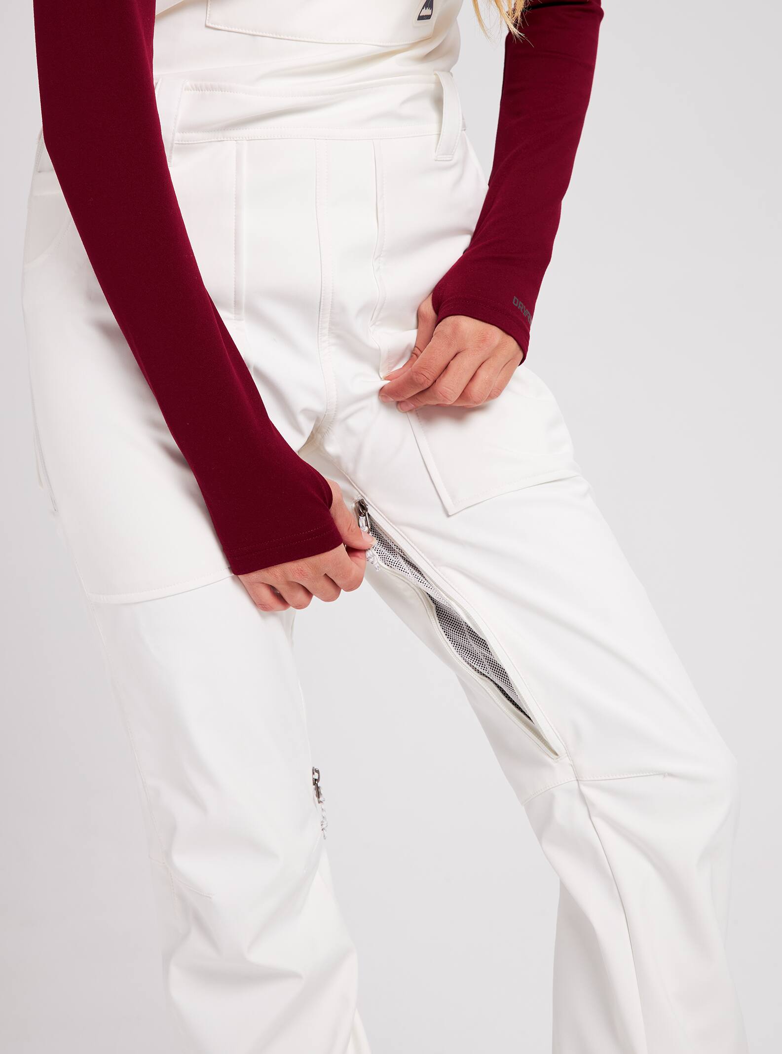 Burton Avalon Bib - Softshell 2022 Stout white