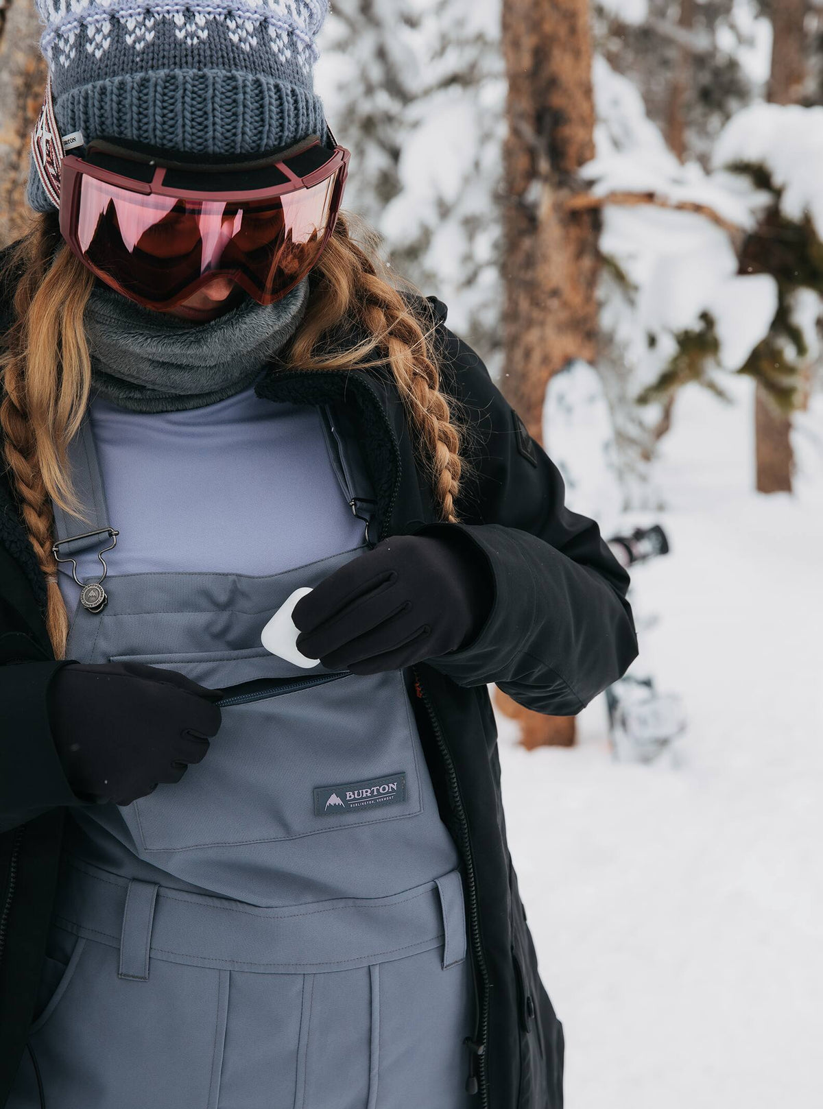 Burton Avalon Bib Pant 2022 Folkstone gray