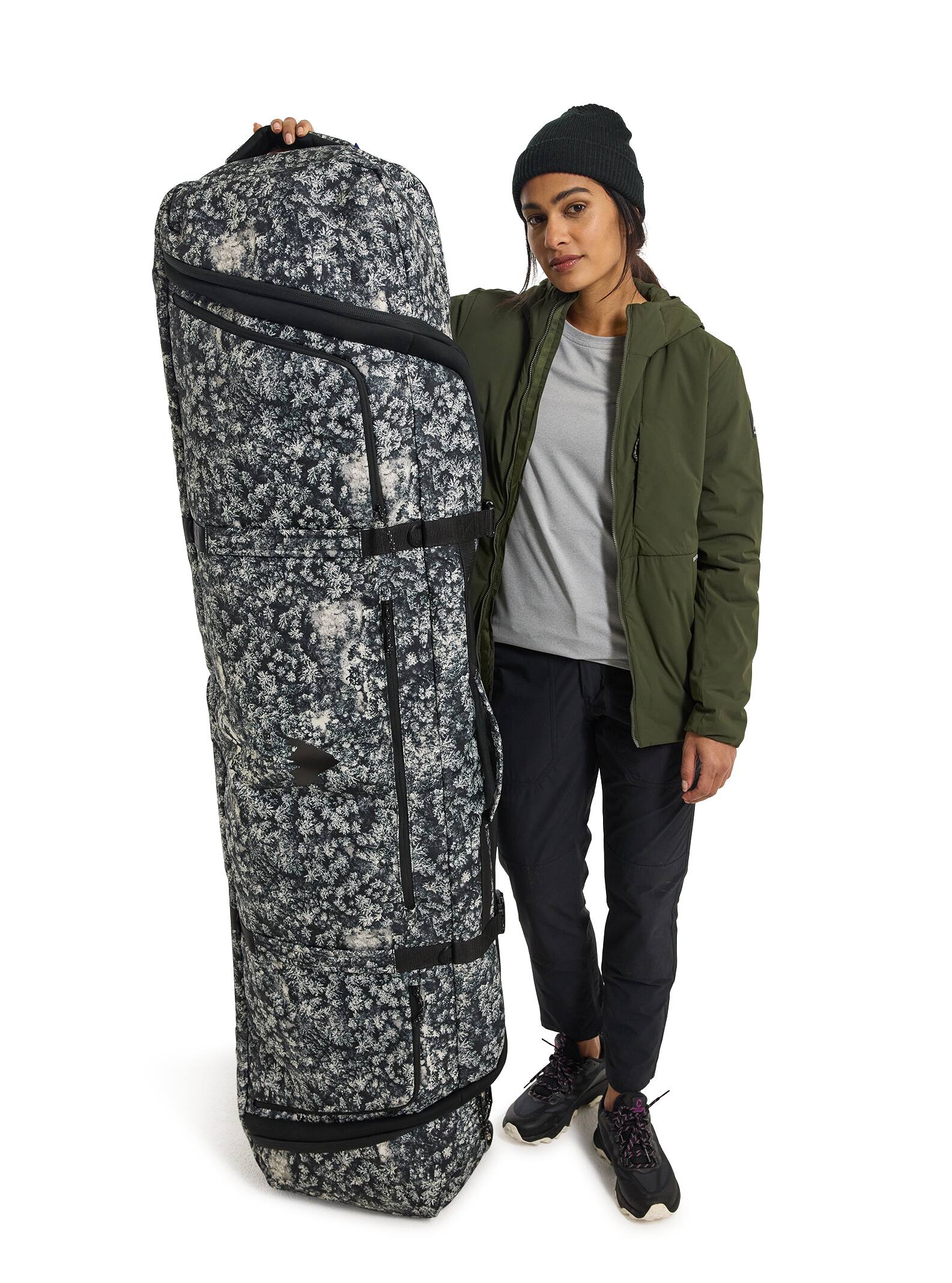 Burton Burton Wheelie Flight Attendant Snowboard Bag Aerial Pines