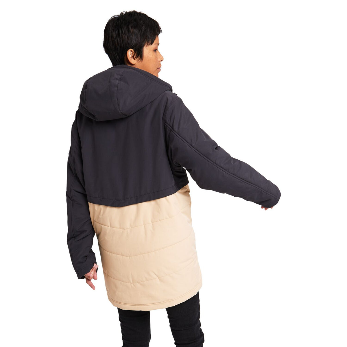 Burton Drift In Parka Jacket 2021 True Black Irish Cream