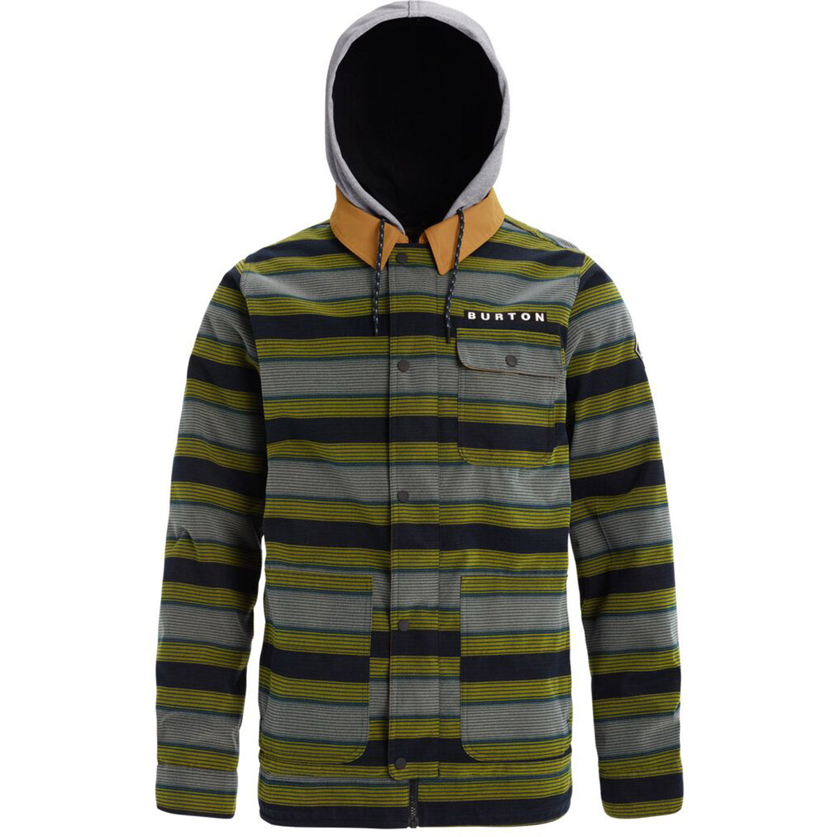 Burton Dunmore Snowboard Jacket 2020 Maize Sap Stripe