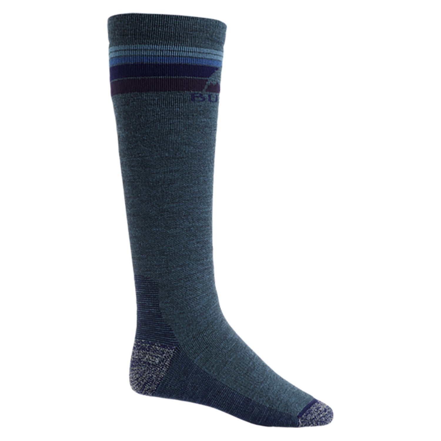 Burton Emblem Midweight Mens Snowboard Sock 2020 Indigo Heather