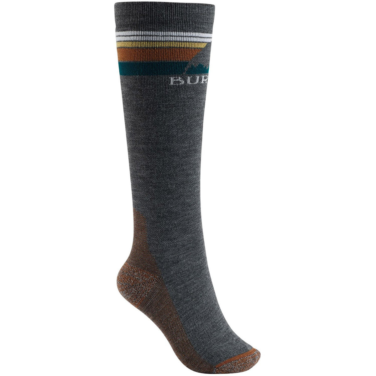 Burton Emblem Midweight Womens Snowboard Sock 2020 True Black 1