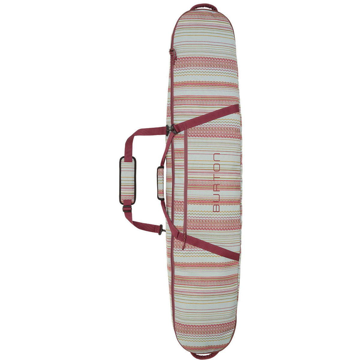 Burton Gig Snowboard Bag 2020 Aqua Gray Stripe Print 1