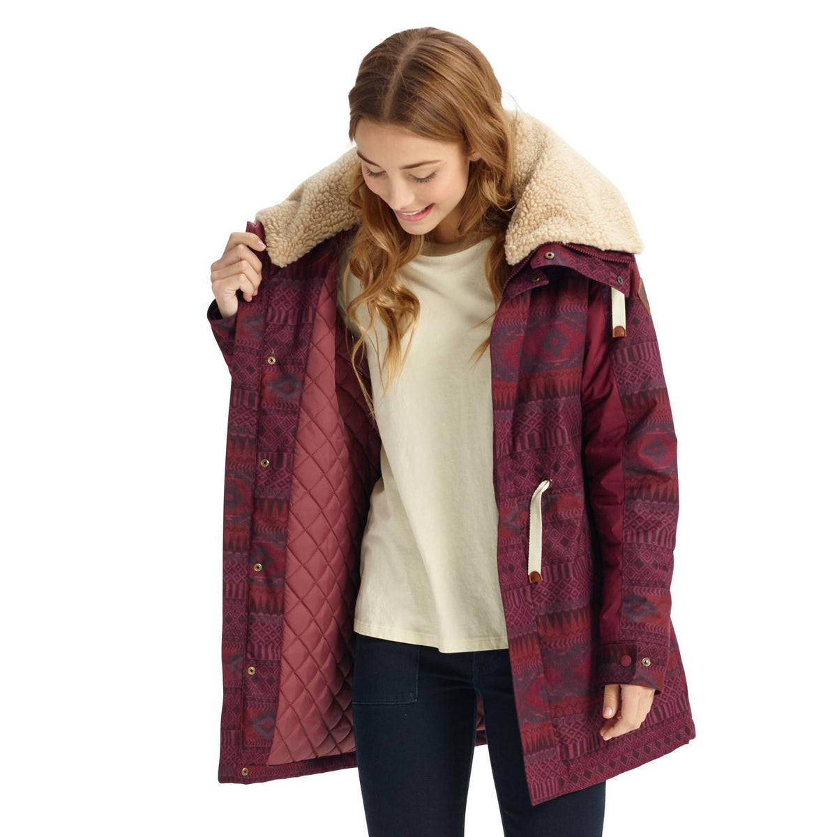 Burton Hazelton Snowboard Jacket 2019 Port Royal Freya Weave