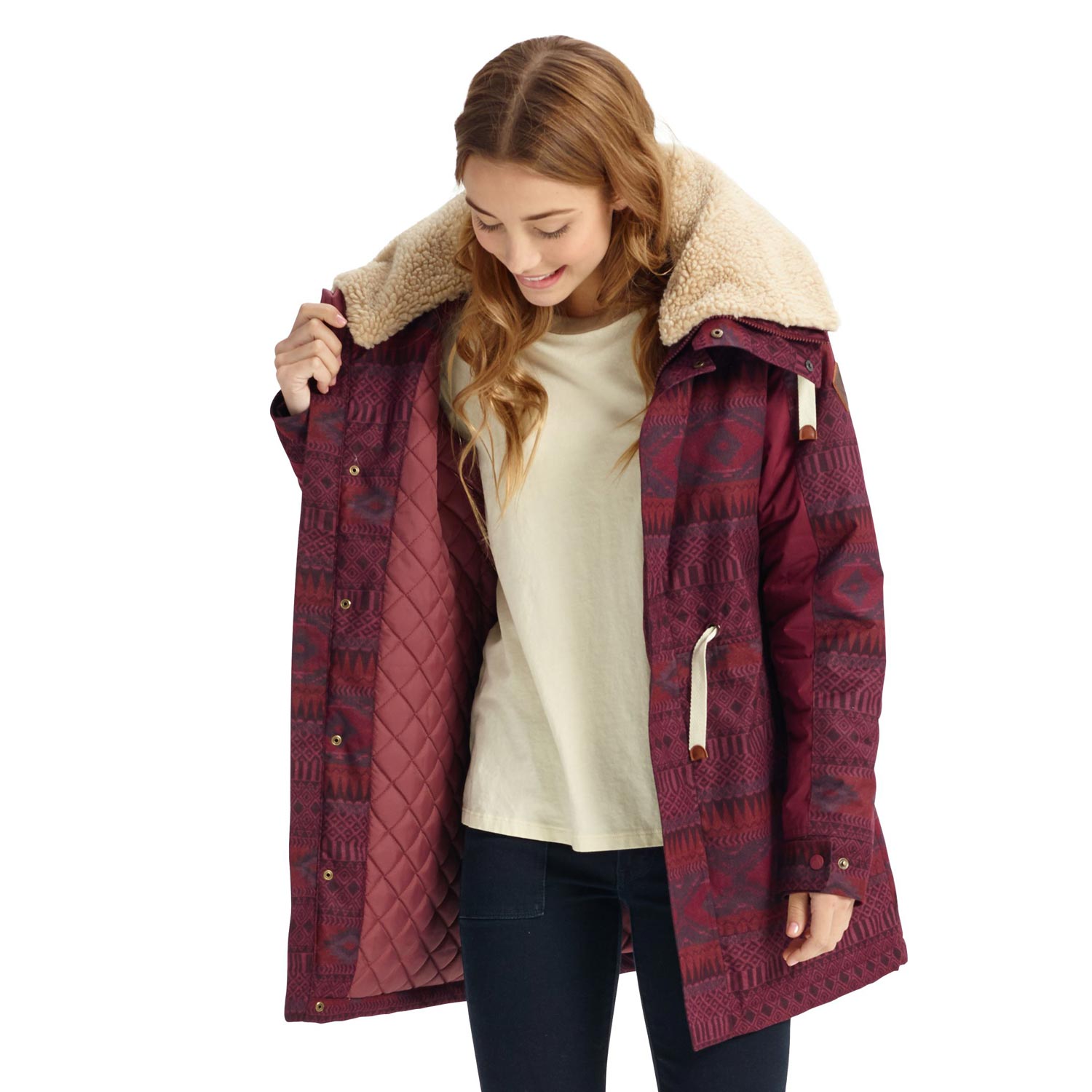 Burton Hazelton Snowboard Jacket 2019 Port Royal Freya Weave