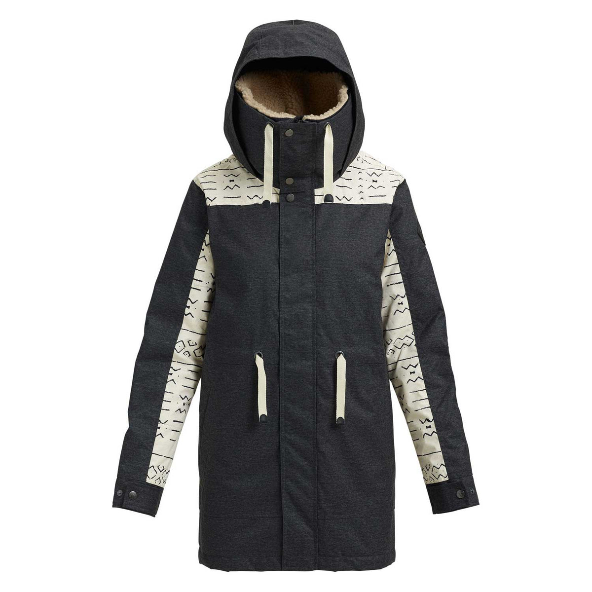 Burton Hazelton Snowboard Jacket 2019 - True Black / Canvas Bgo