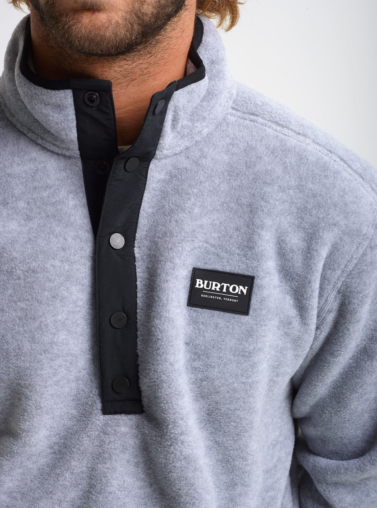Burton Hearth Fleece Pullover 2022 Gray heather