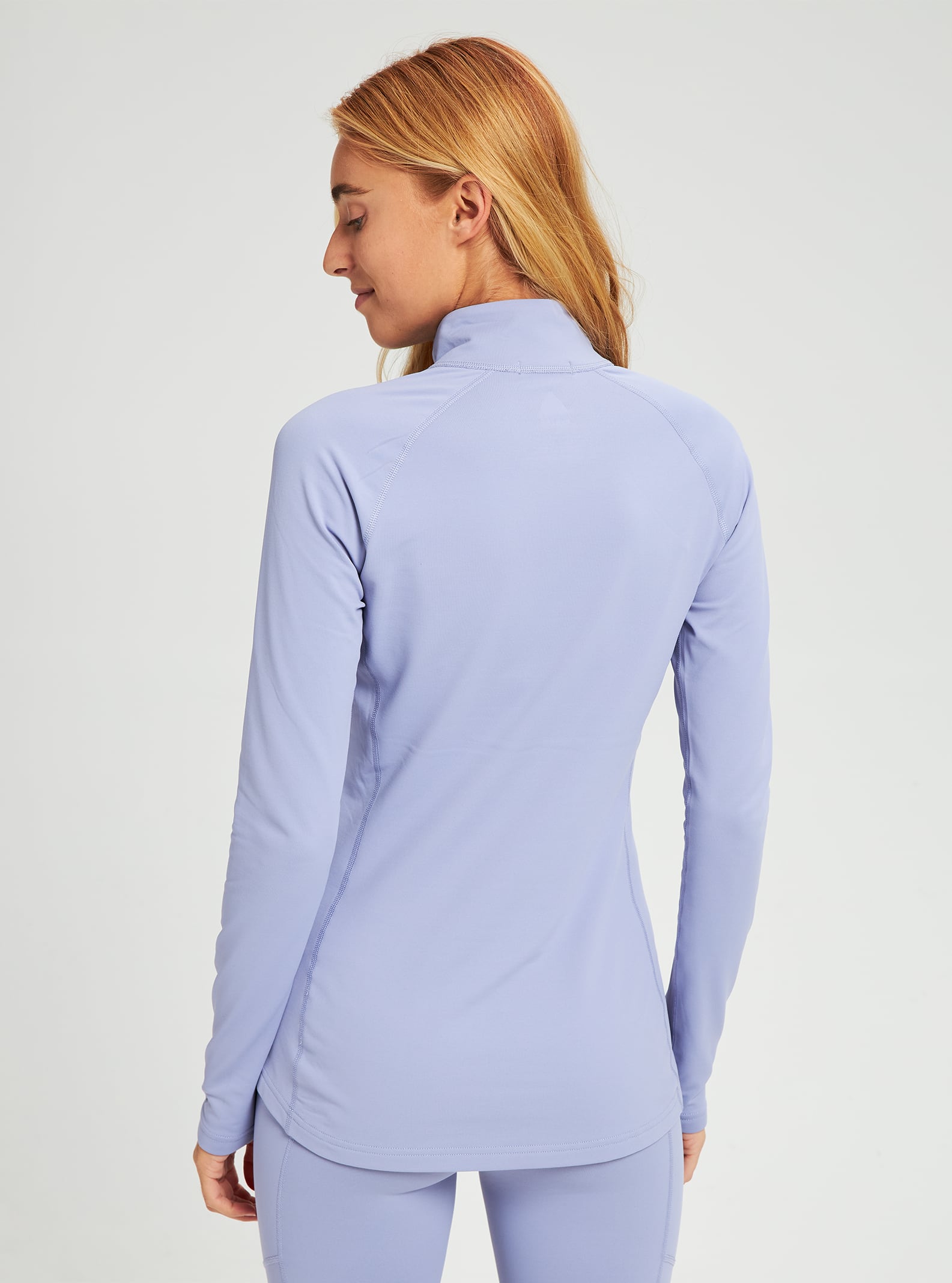 Burton Heavyweight X Base Layer Quarter-Zip 2022 Foxglove violet