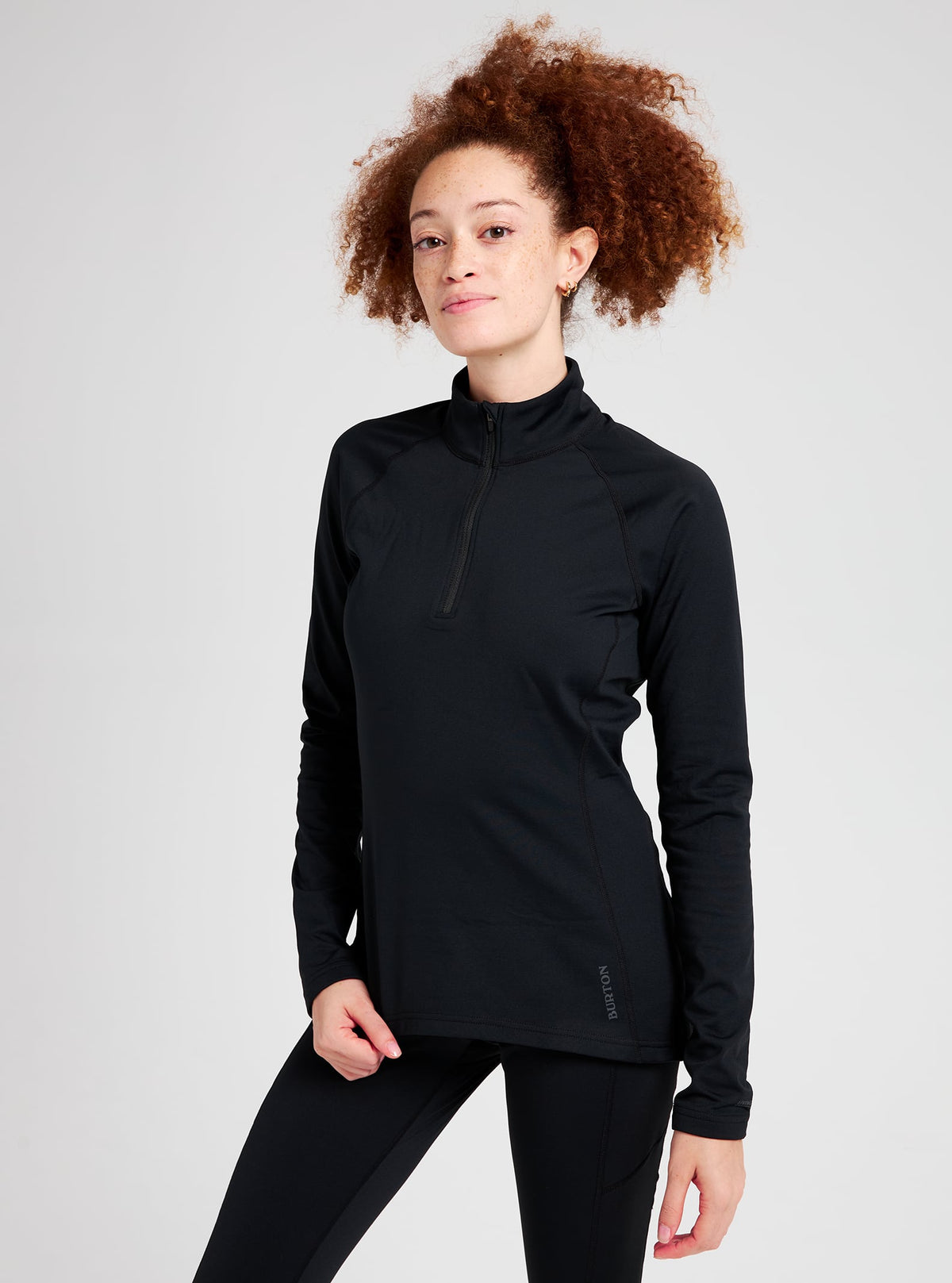 Burton Heavyweight X Base Layer Quarter-Zip 2022 True black