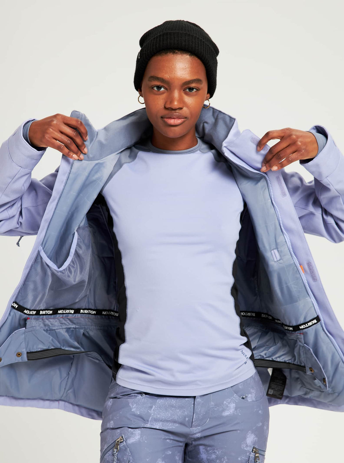 Burton Jet Set Jacket 2022 Foxglove violet