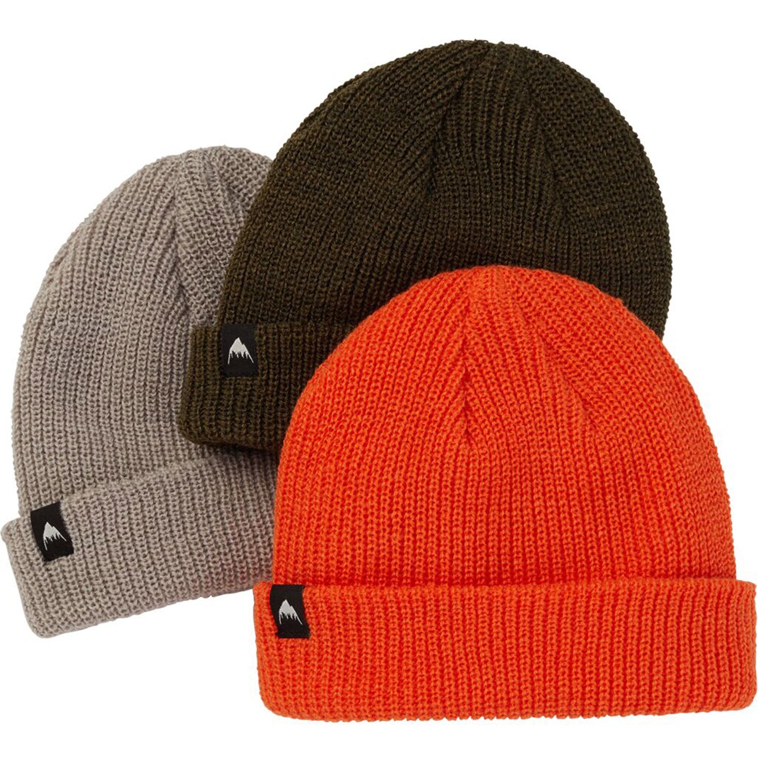 Burton Kids DND Beanie 3-Pack 2021 Fores / Orange / Gray