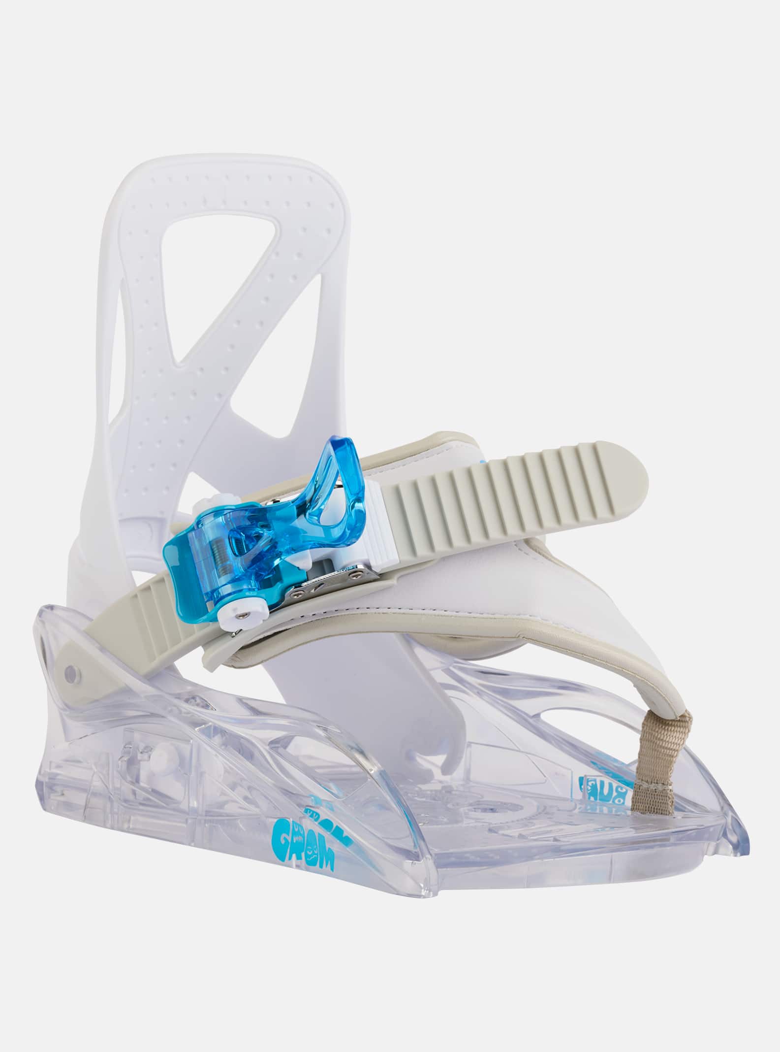 Burton Kids' Burton Grom Disc Snowboard Bindings White