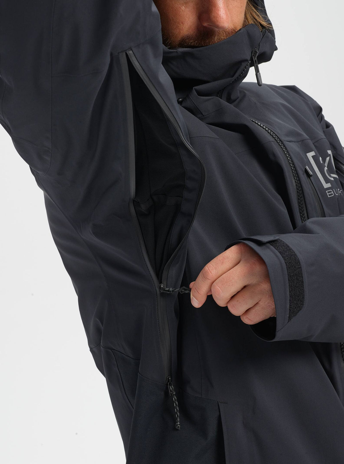 Burton Men's Burton [ak] Helitack GORE-TEX  2L Stretch Jacket True Black