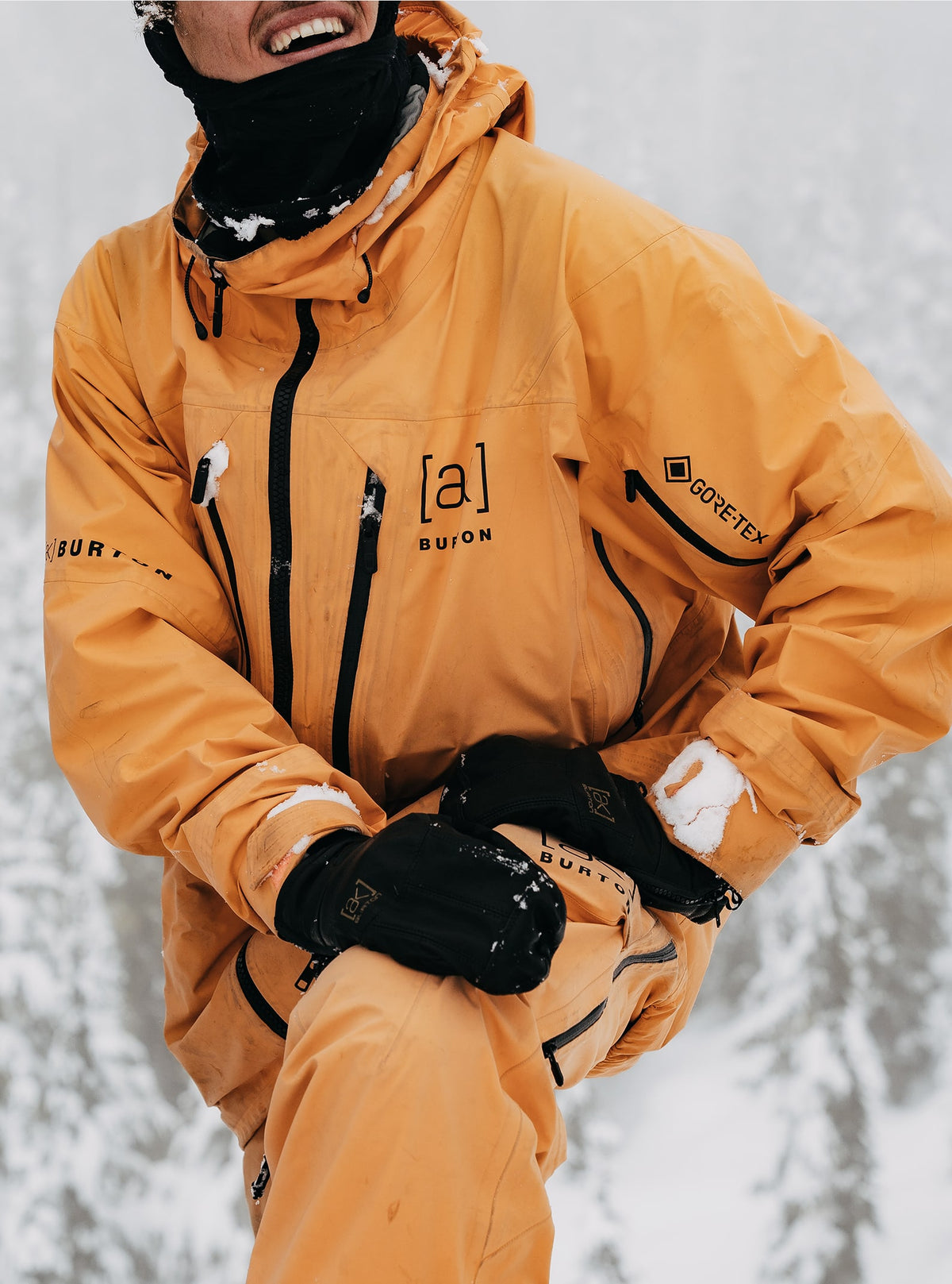 Burton Men's Burton [ak] Hover GORE-TEX 3L Stretch Jacket Salmon Buff