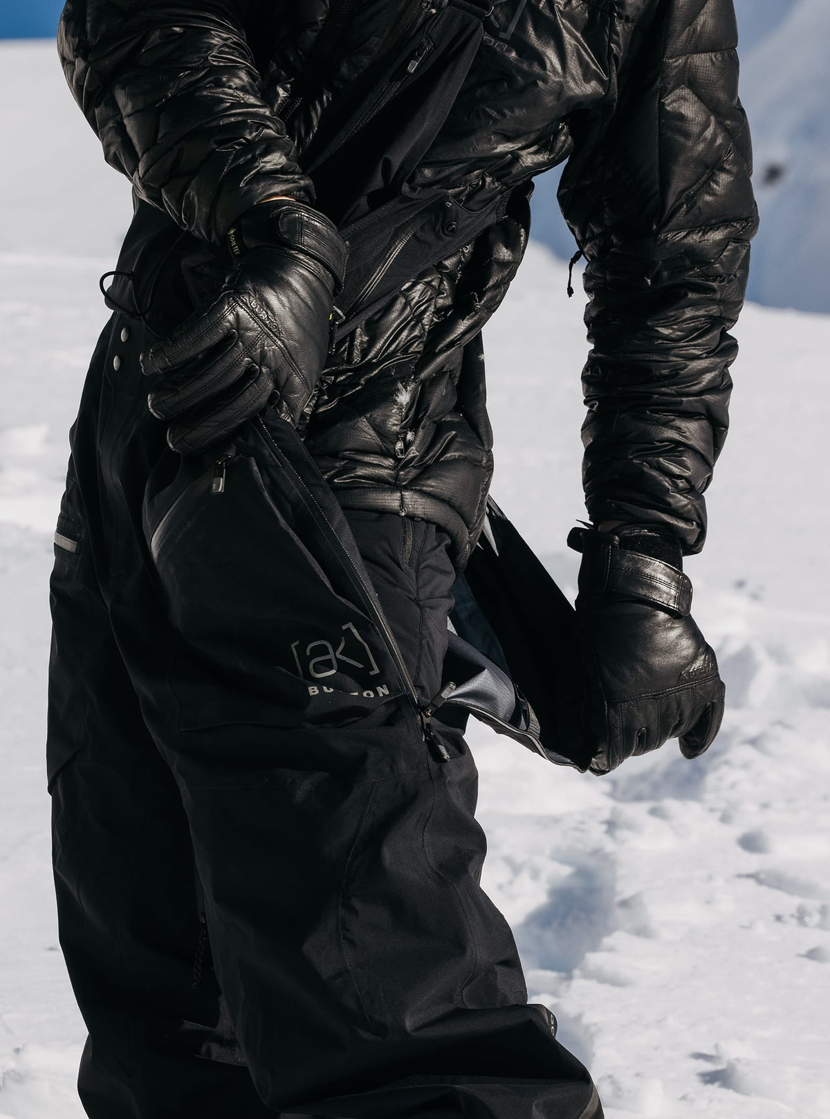 Burton Men's Burton [ak] Tusk GORE-TEX PRO Hi-Top 3L Bib Pants True Black