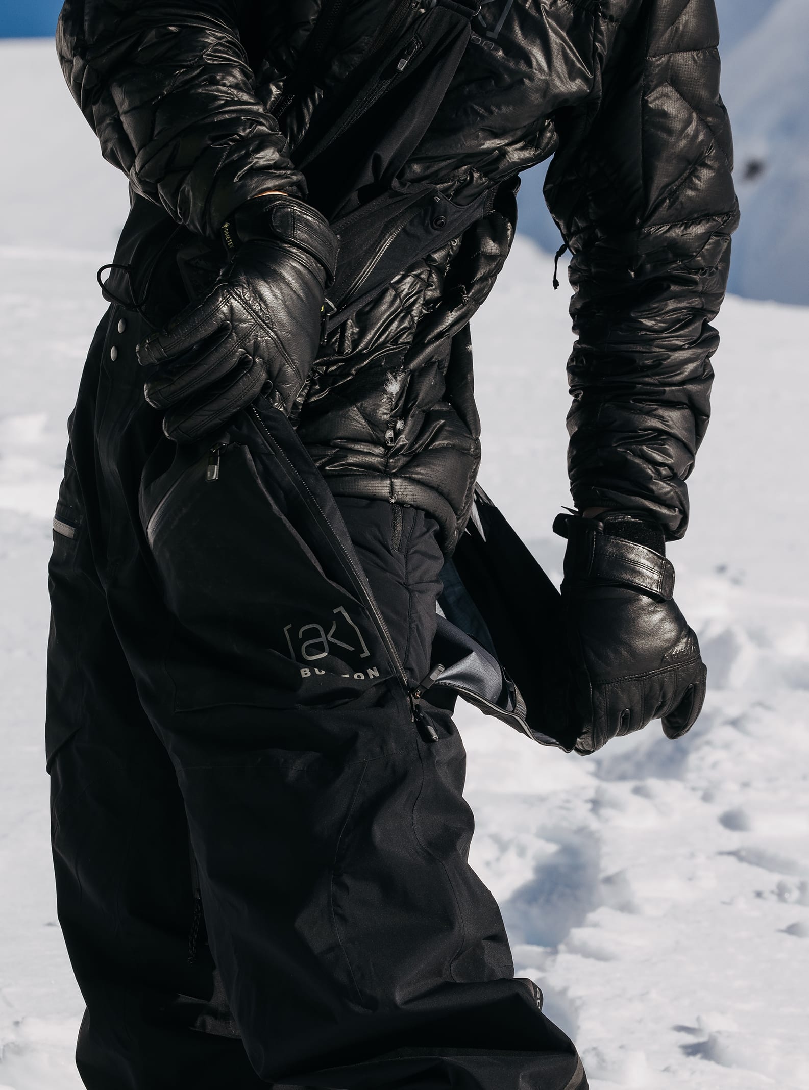 Burton Men's Burton [ak] Tusk GORE-TEX PRO Hi-Top 3L Bib Pants True Black