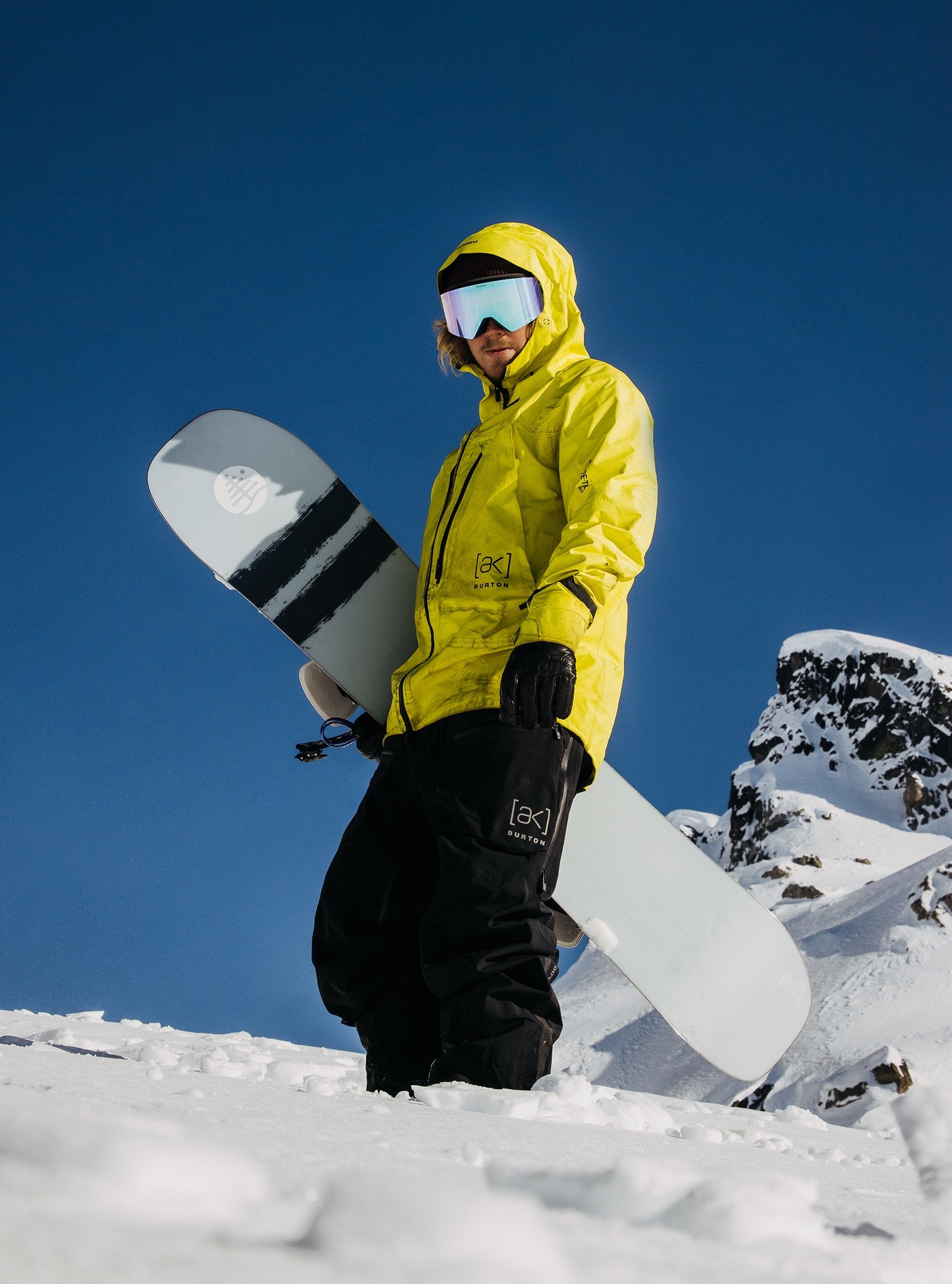 Burton Men's Burton [ak] Tusk GORE-TEX PRO Hi-Top 3L Bib Pants True Black