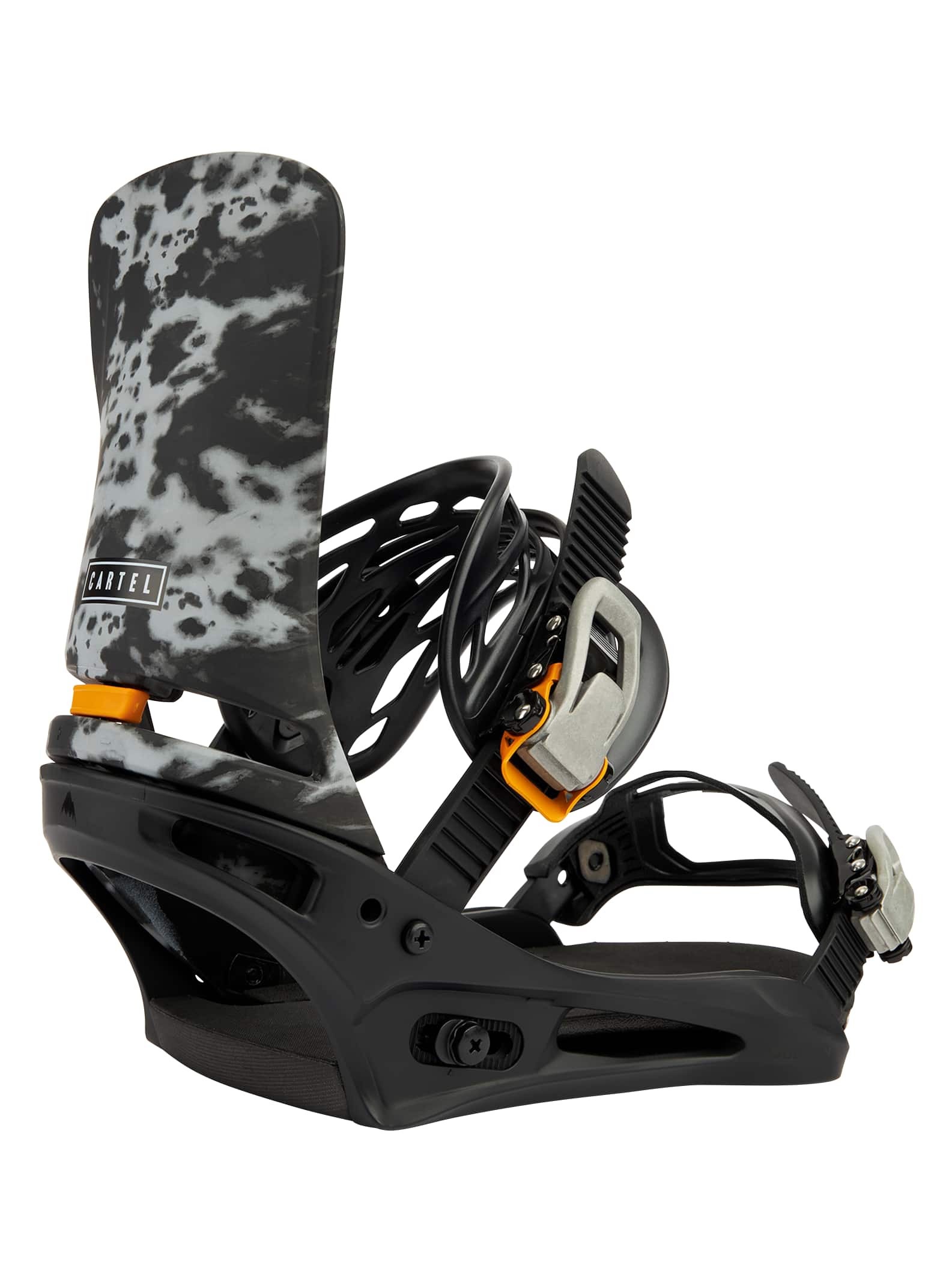 Burton Men's Burton Cartel Re:Flex Snowboard Binding 2022 Gray acid wash