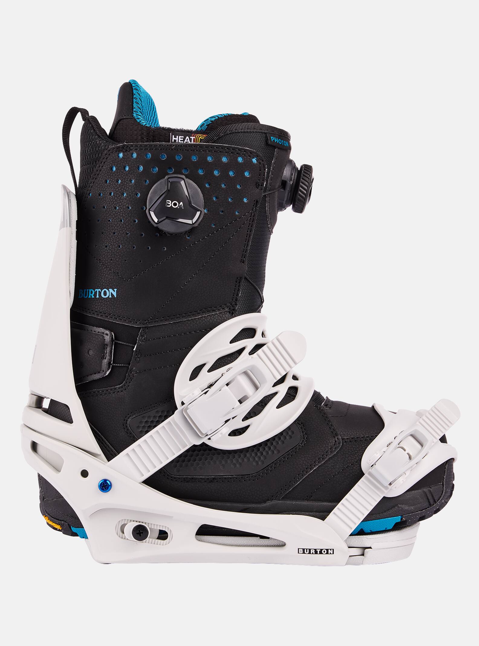 Burton Men's Burton Cartel Re:Flex Snowboard Bindings Gray Cloud