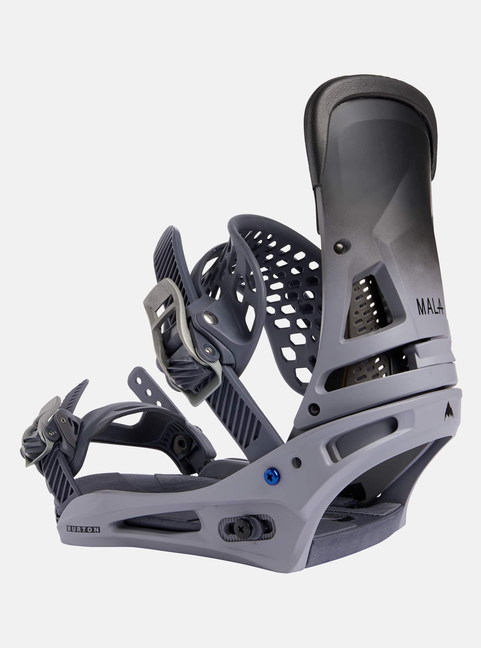 Burton Men's Burton Malavita Re:Flex Snowboard Bindings Gray Fade
